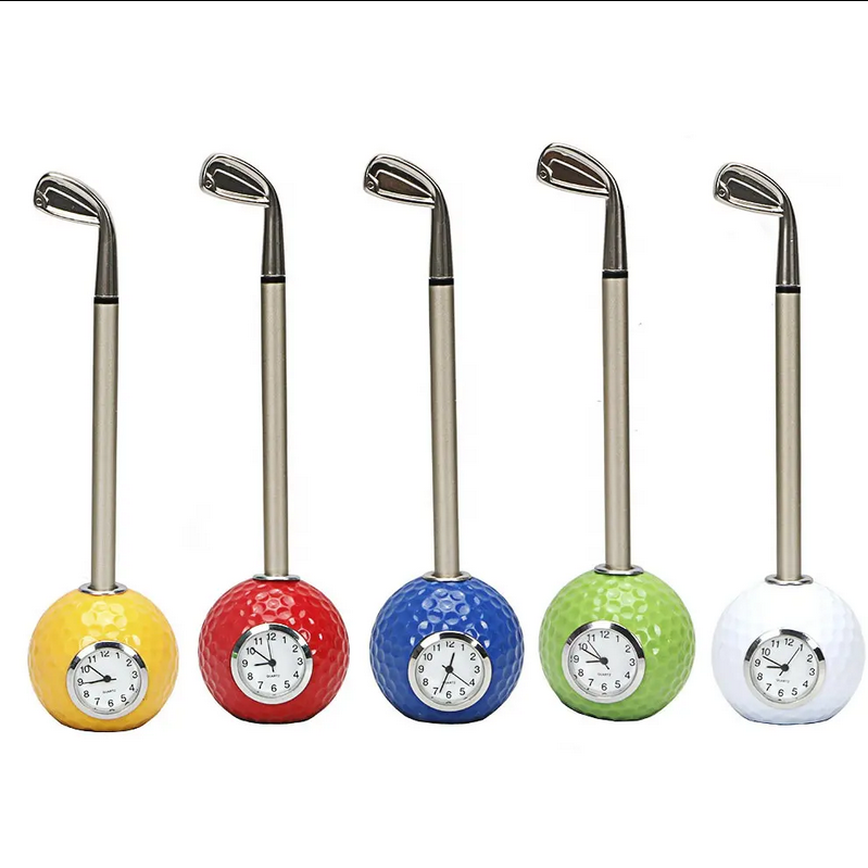 Golf Topu Kalem & Masa Saati