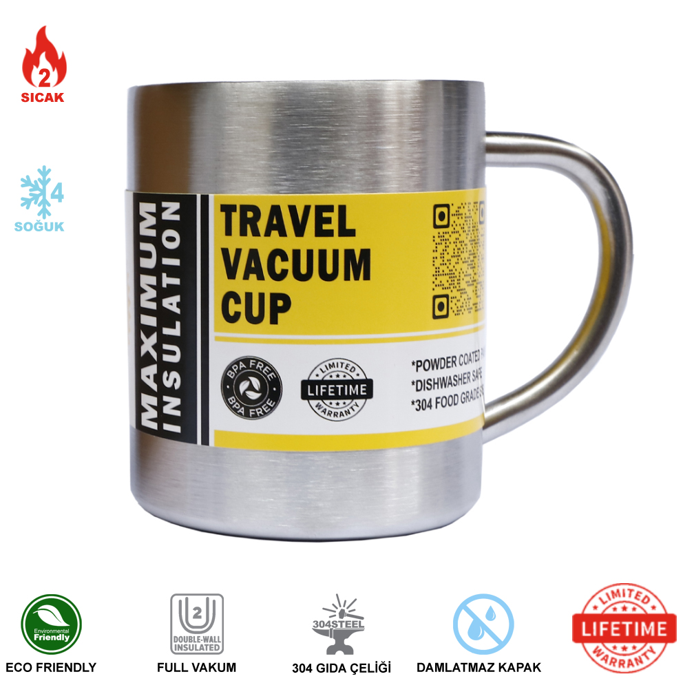 350ml Çelik Termos Kupa