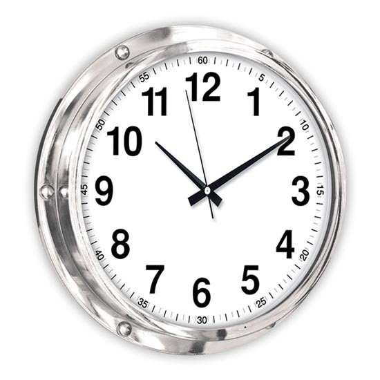  Metalize duvar saati