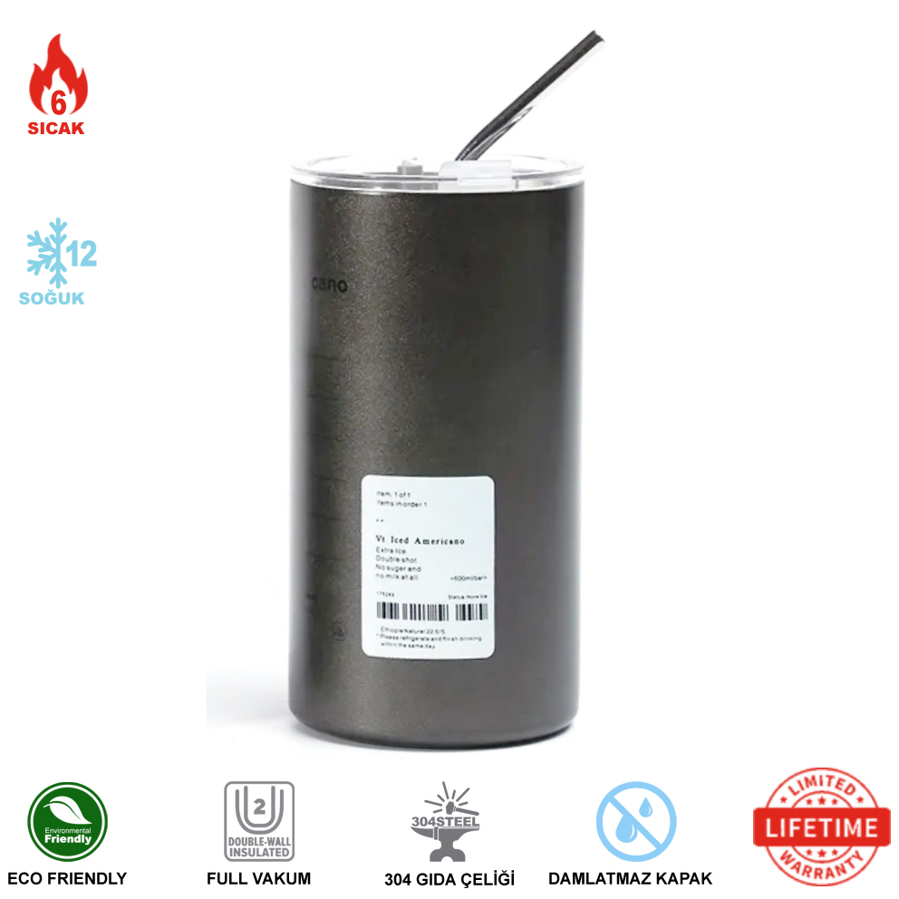 600ml Çelik Kupa
