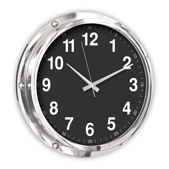  Metalize duvar saati